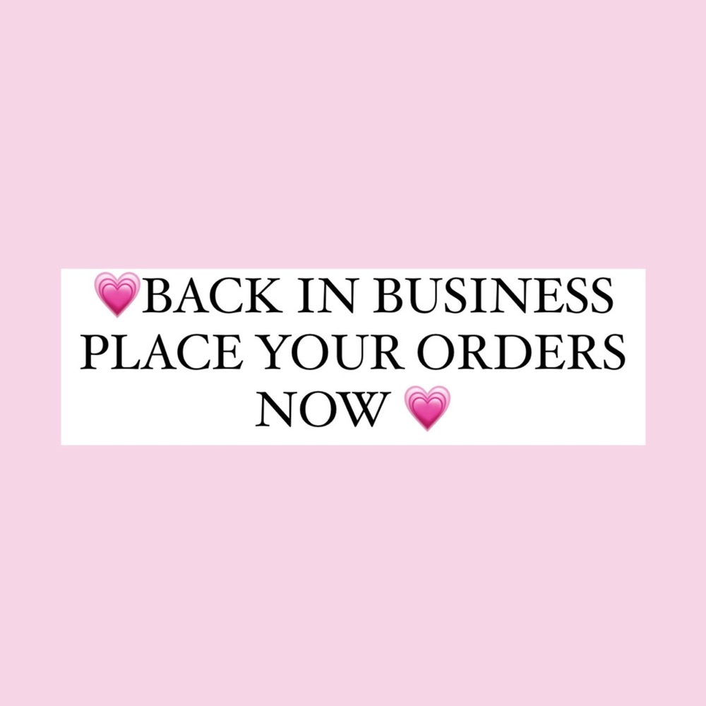 Taking orders NOW 💗